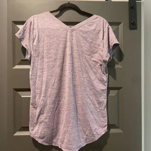 Z by Zella Purple Heathered Top - Picture 2 of 3